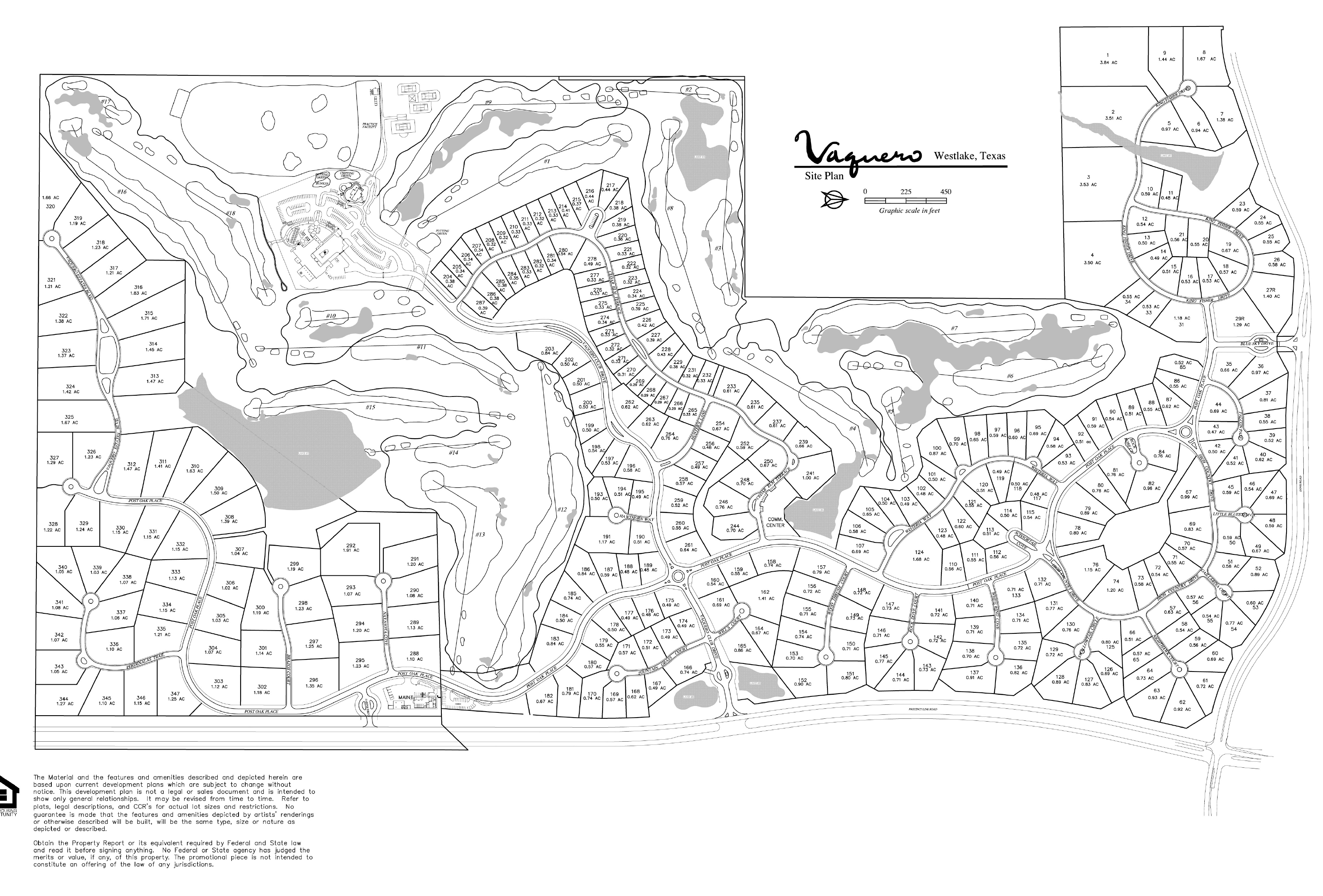 Vaquero Club Site Plan