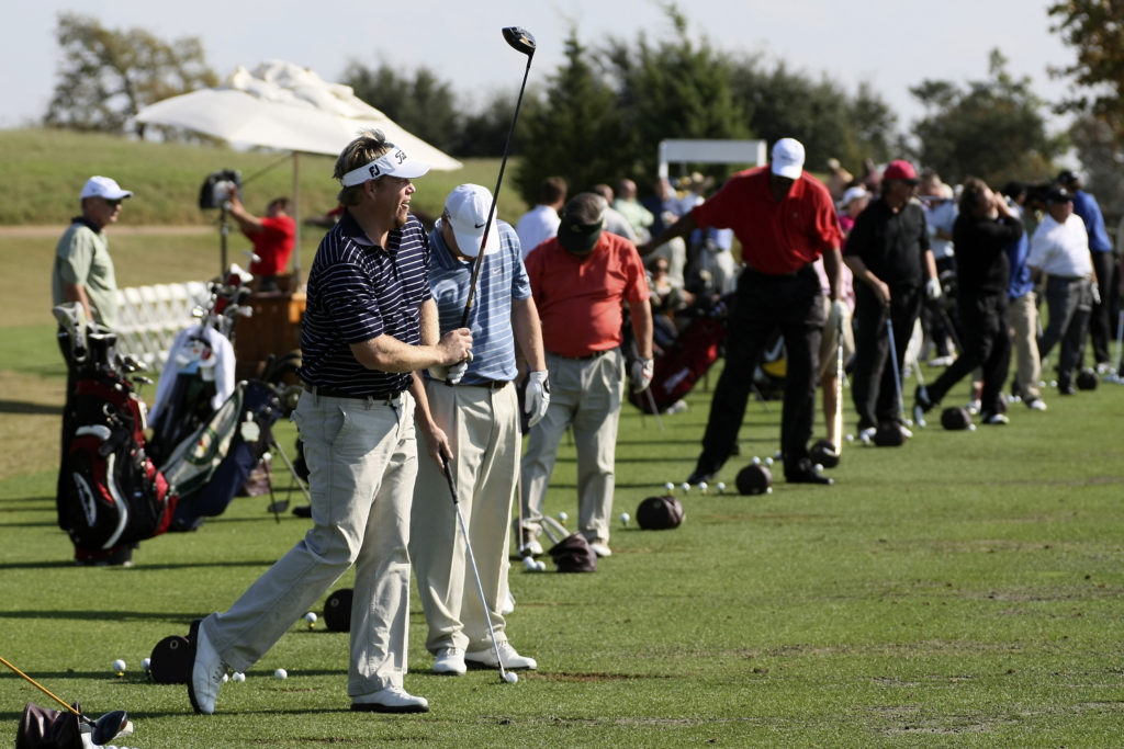 Players at the Vaquero Club Practice Range